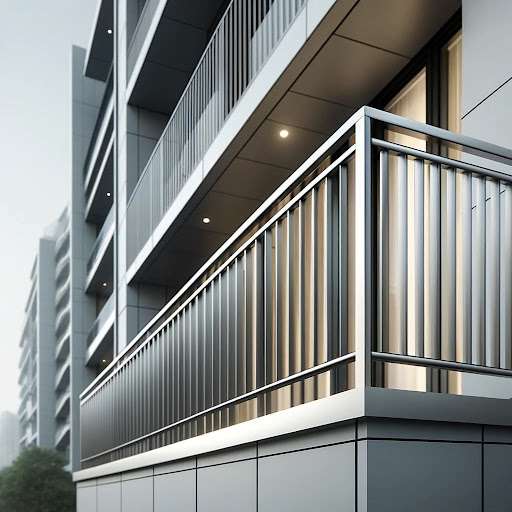 Modern Steel Balcony Railing Design