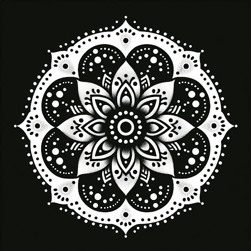 Pulli Kolam Design