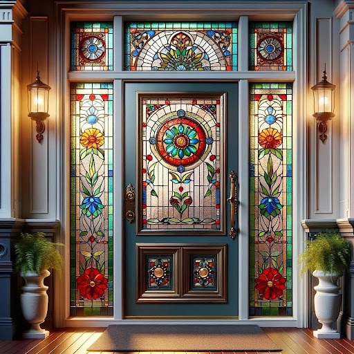 Stained Glass Front Door