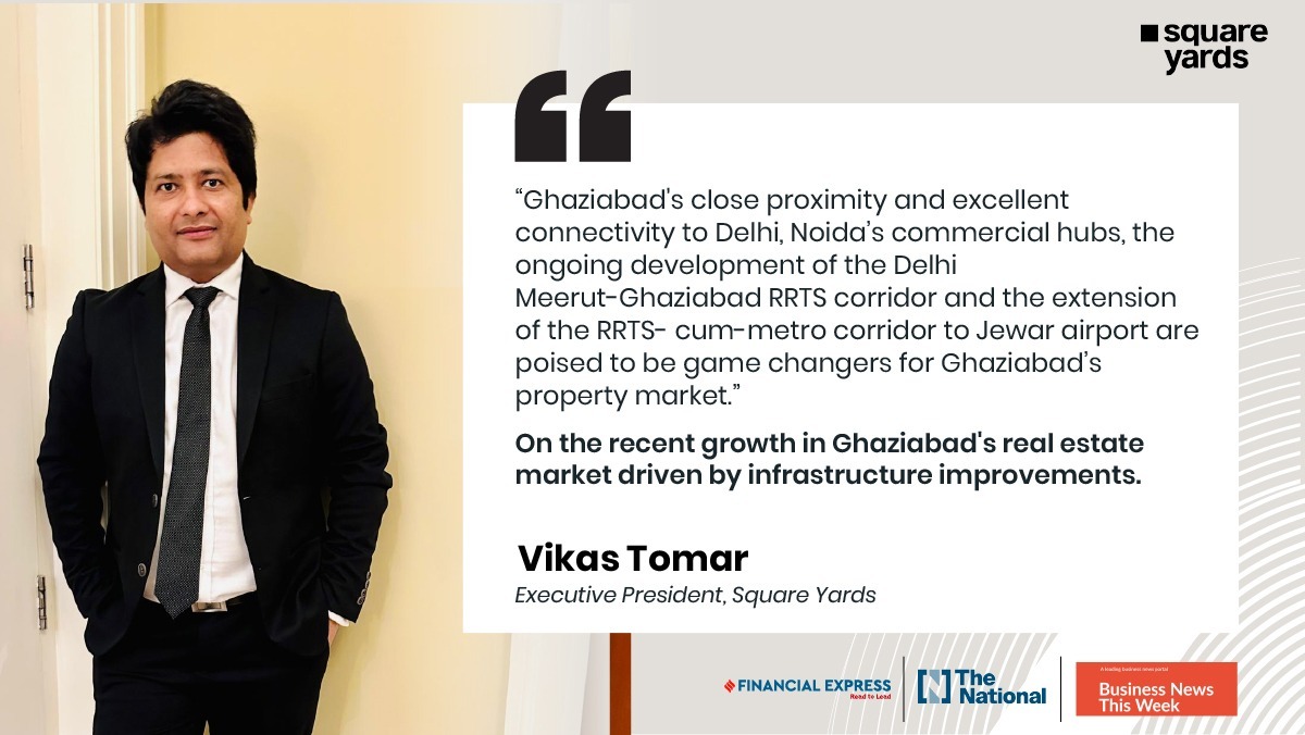 Ghaziabad Benefits from Infrastructure Growth According to SquareYards