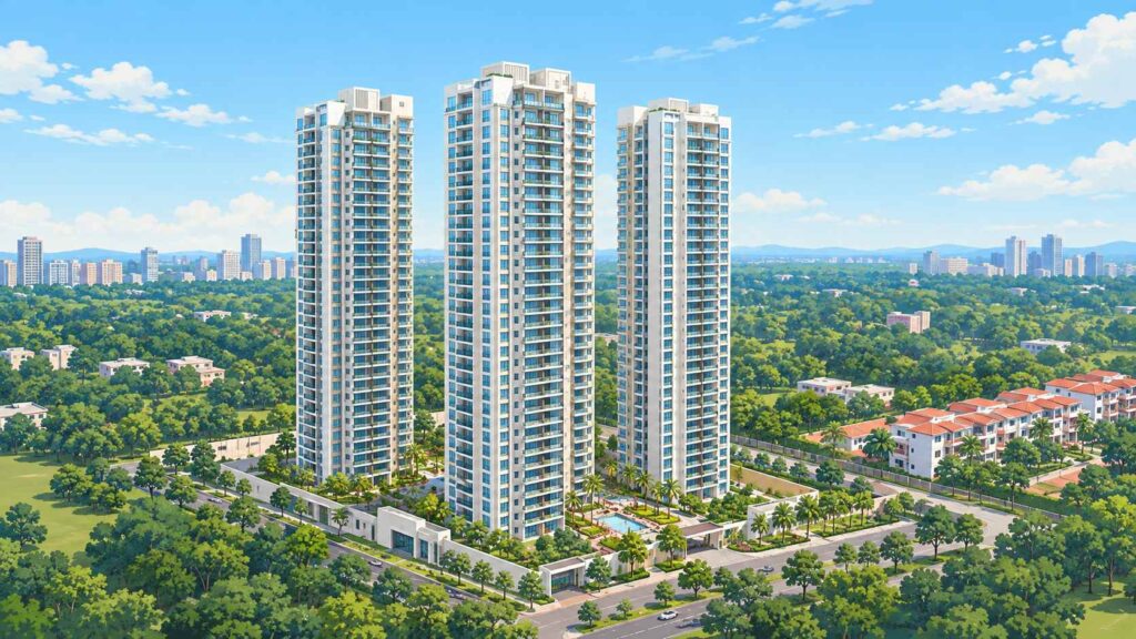 Nyati Iris tower, Kharadi, tallest building in Pune