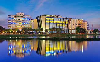 Bengaluru Urban and Rangareddy GDP and Readl Estate