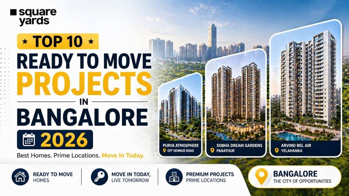 Top 10 Ready To Move Projects in Bangalore 2026