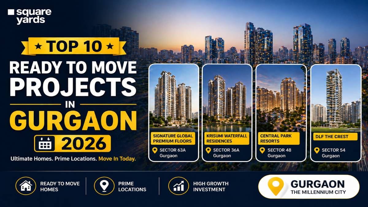 Top 10 Ready To Move Projects in Gurgaon 2026