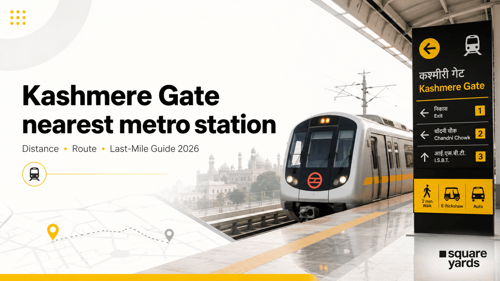 nearest metro station kashmere gate