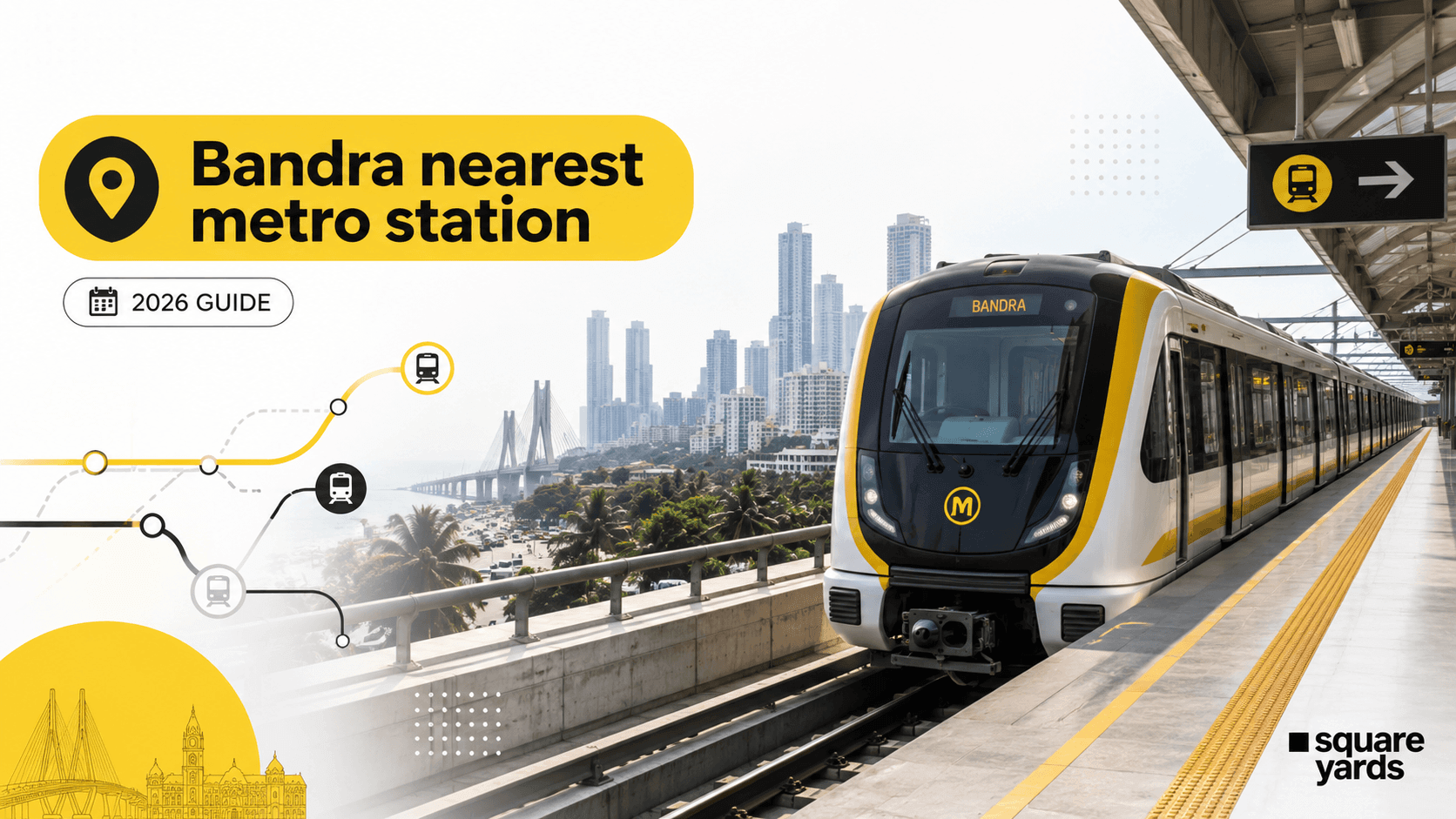 nearest metro station to bandra