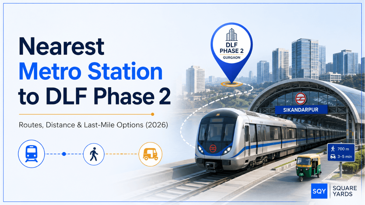 nearest metro station to dlf phase 2