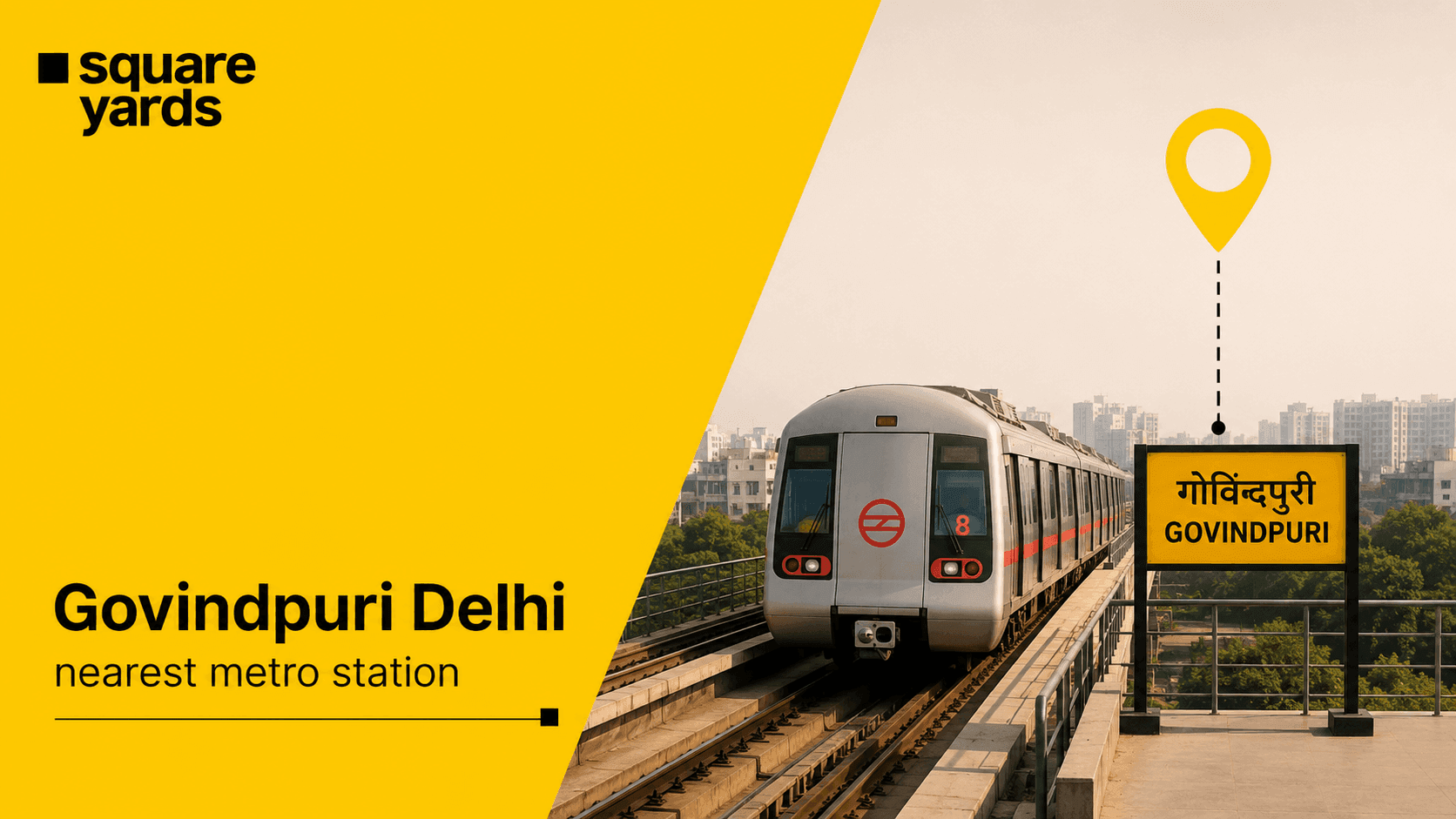 nearest metro station to govinpuri