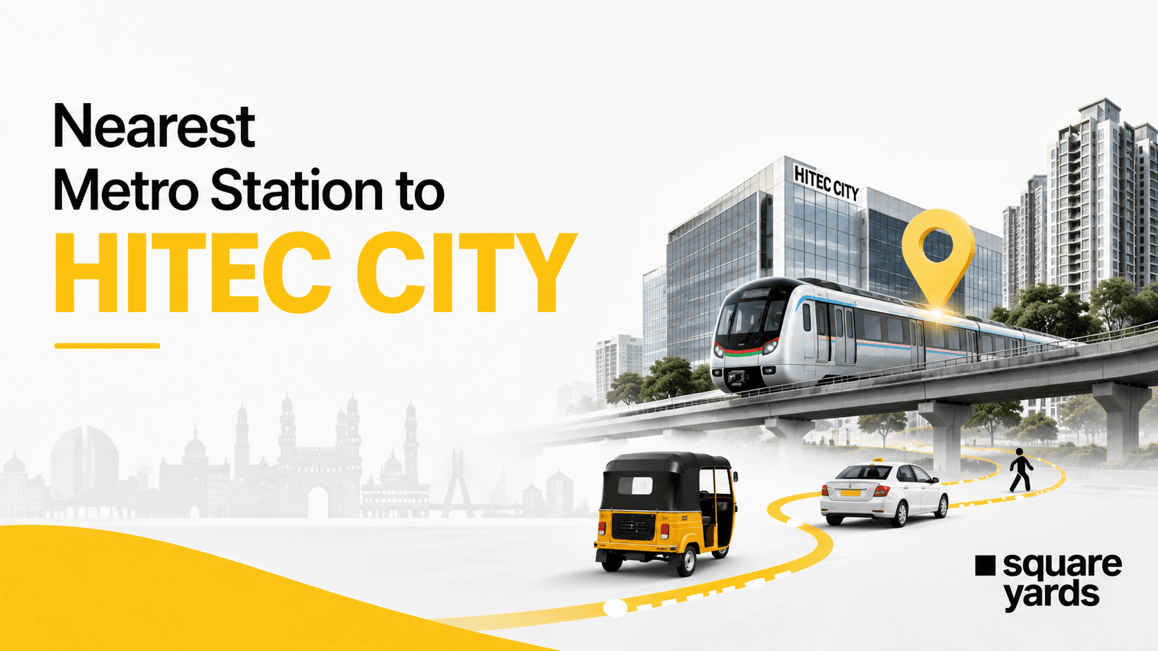 nearest metro station to hitec city