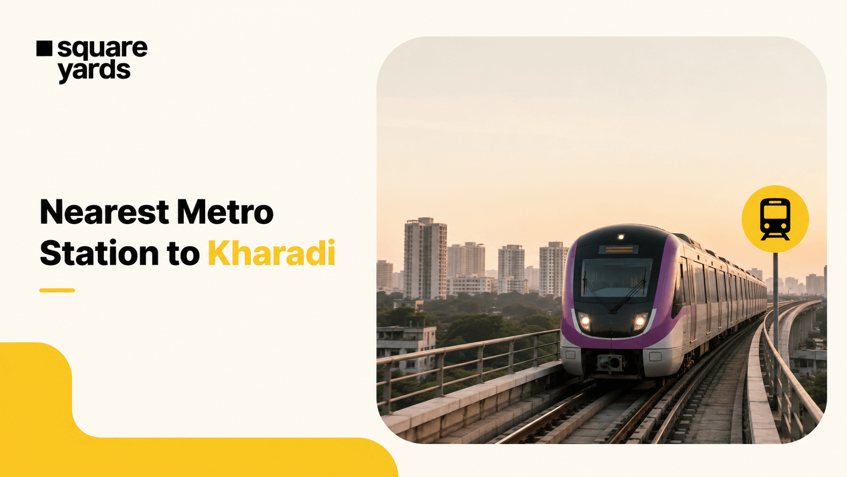 nearest metro station to kharadi