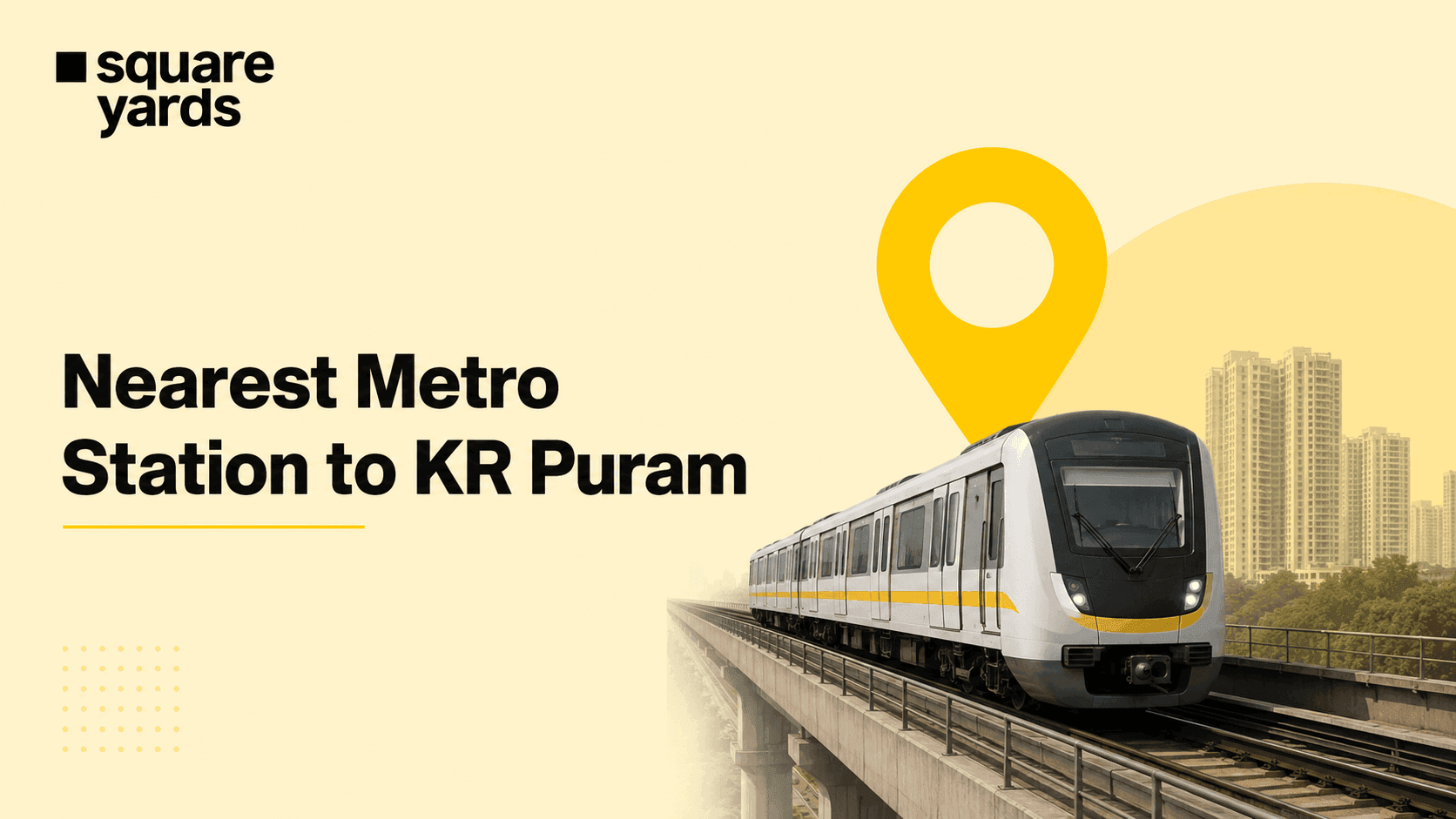 nearest metro station to kr puram