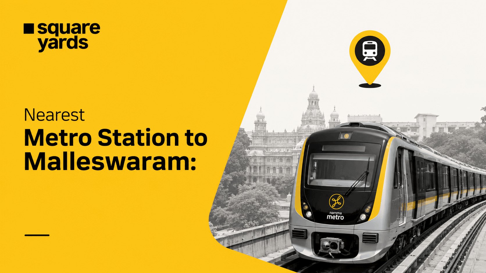 nearest metro station to malleswaram