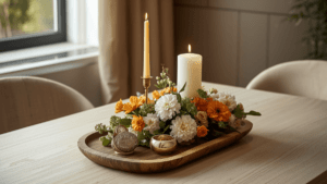 a centerpiece for the dining table