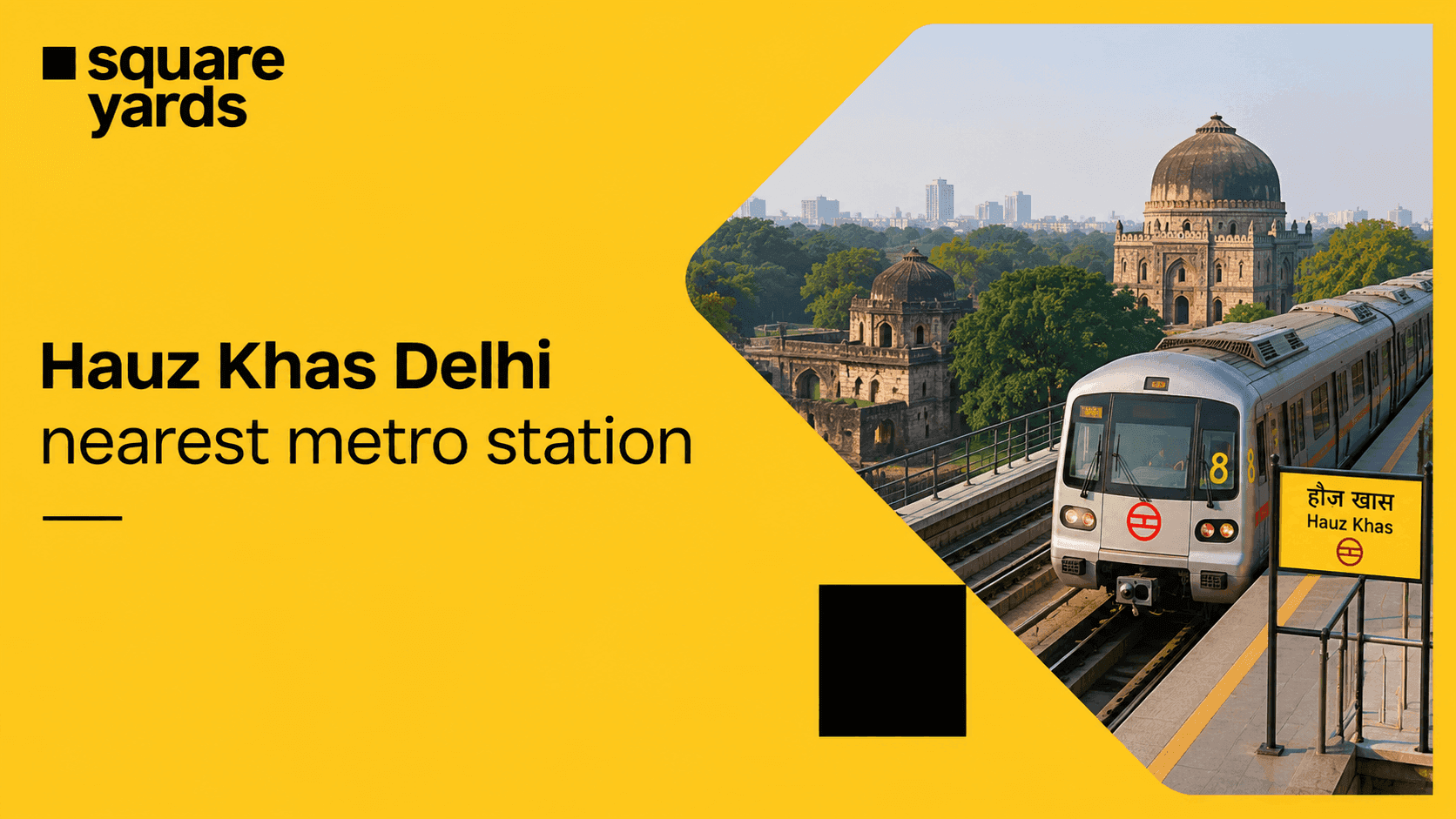 nearest metro station to hauz khas