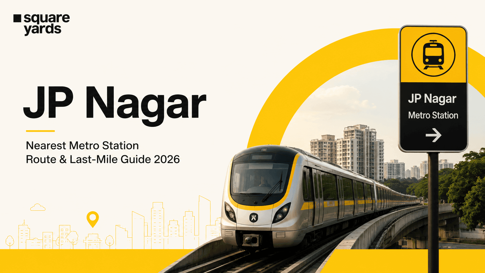 nearest metro station to jp nagar