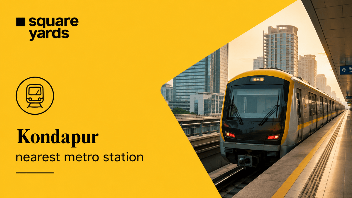 nearest metro station to kondapur
