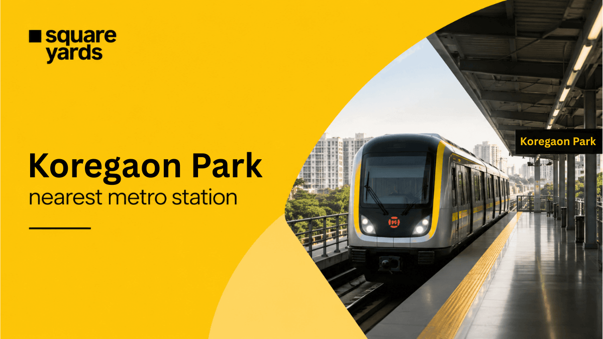 nearest metro station to koregaon park