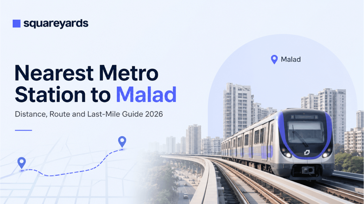 nearest metro station to malad