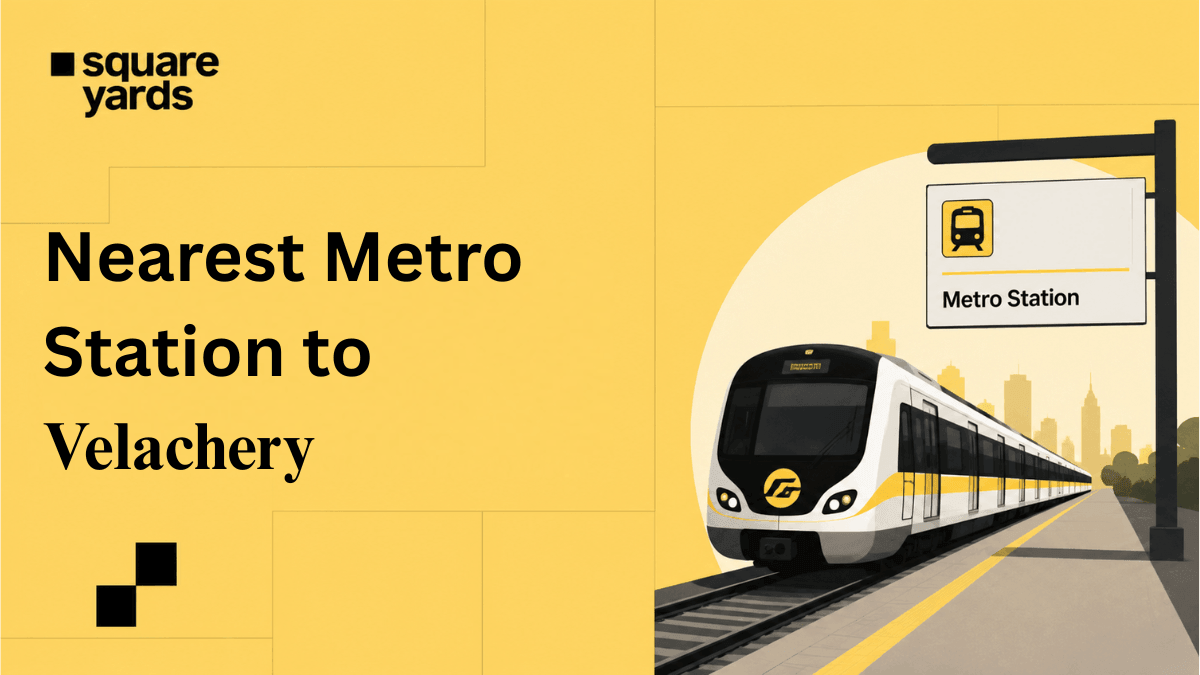 nearest metro station to velachery chennai