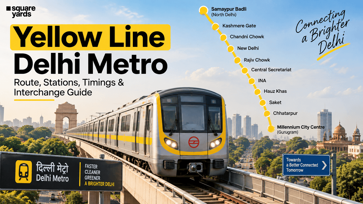yellow line delhi metro