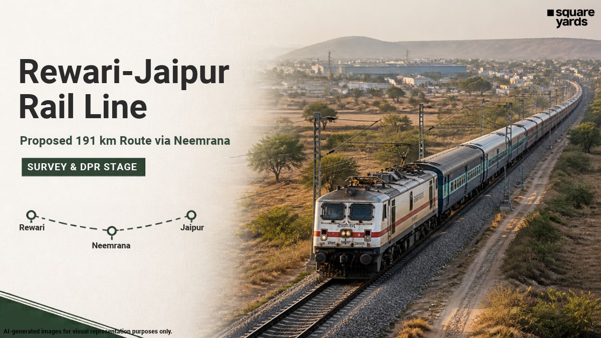 Rewari Jaipur Railway new route