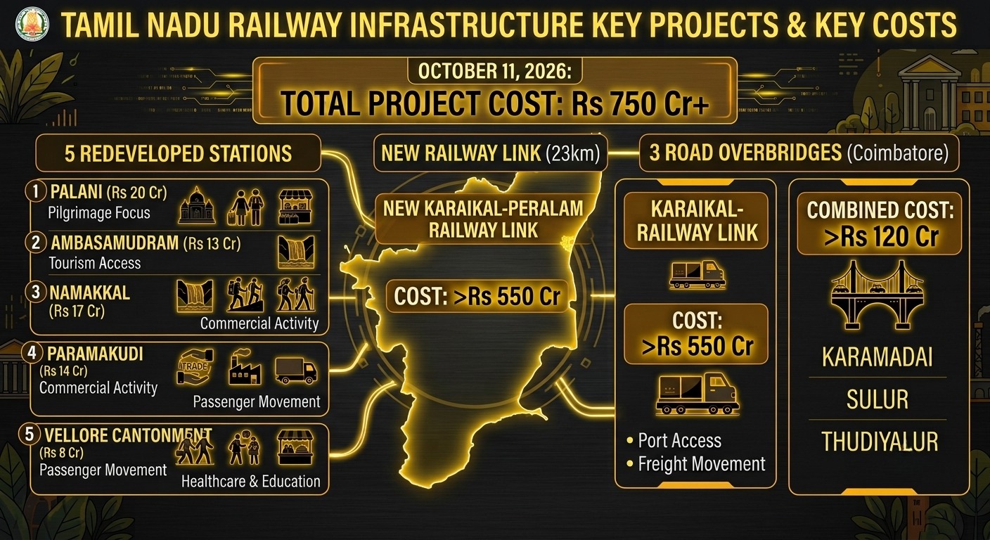 Tamil Nadu railway infrastructure